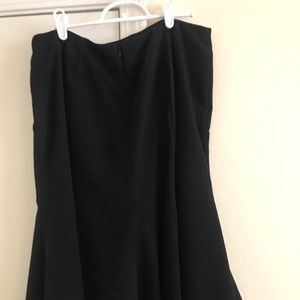 Size 14 sweet black skirt - lacy trim